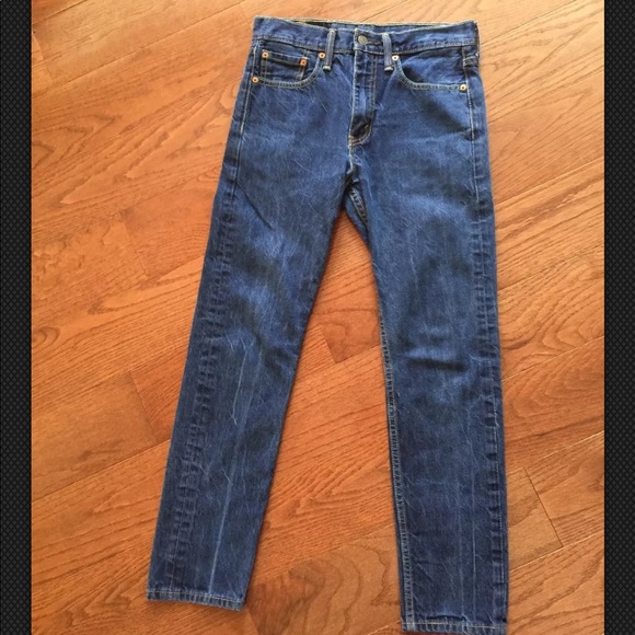 Levi's 522 Men's Size W28 L30 Blue Classic - Picture 4 of 7